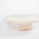 Table basse en travertin