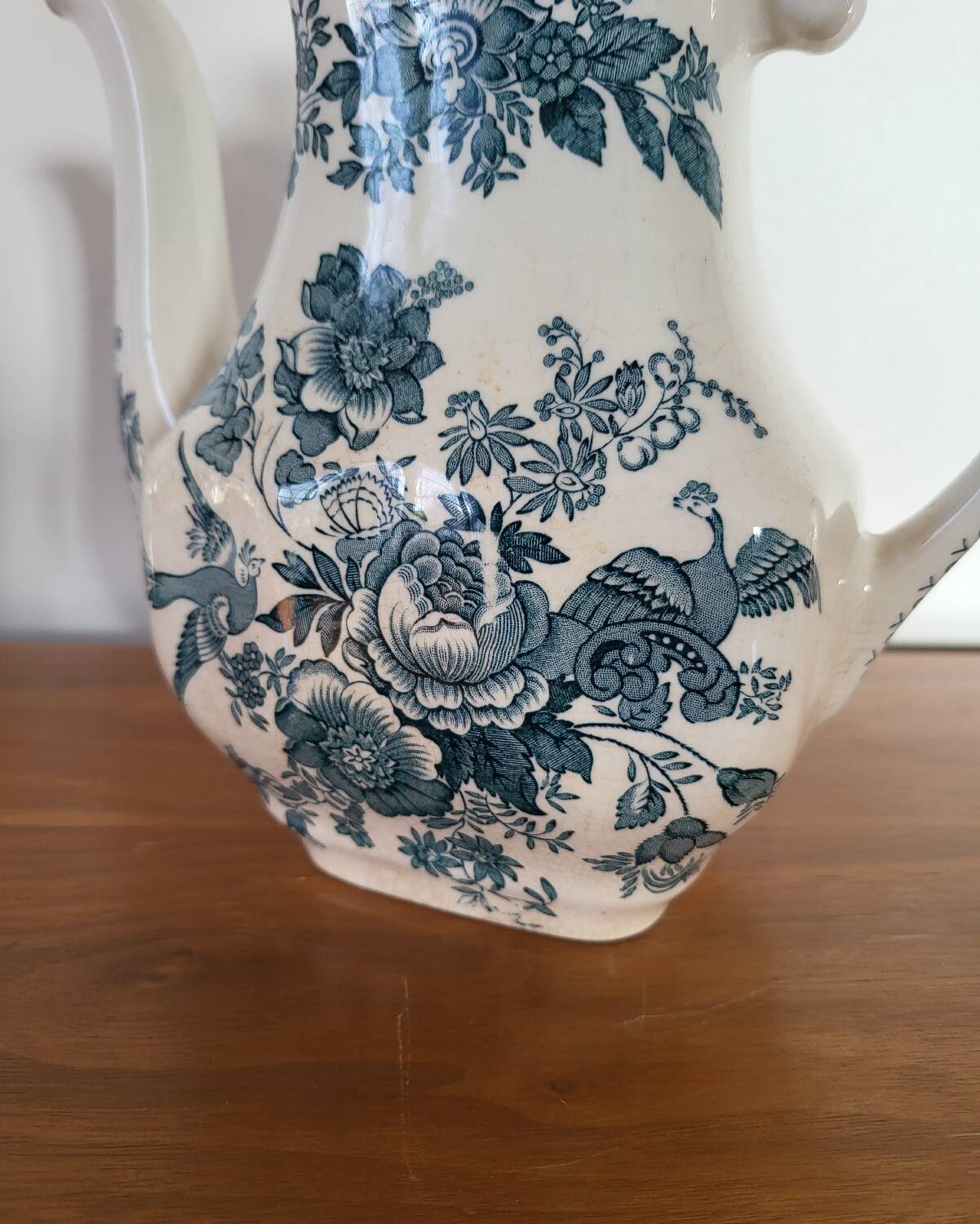 Verseuse théière en faïence anglaise enoch wedgwood tunstall