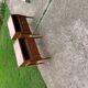 Set of 2 Mid-Century Varia bedside tables in brown mahogany, 1950s.