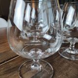 Set of 6 XXL crystal tasting wine glasses
