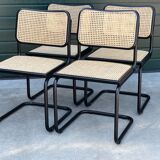 Cesca design chair b32 model in black set of four