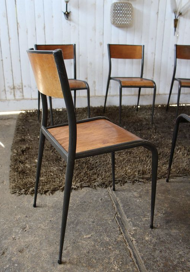 Chair schoolboy vintage mullca 511