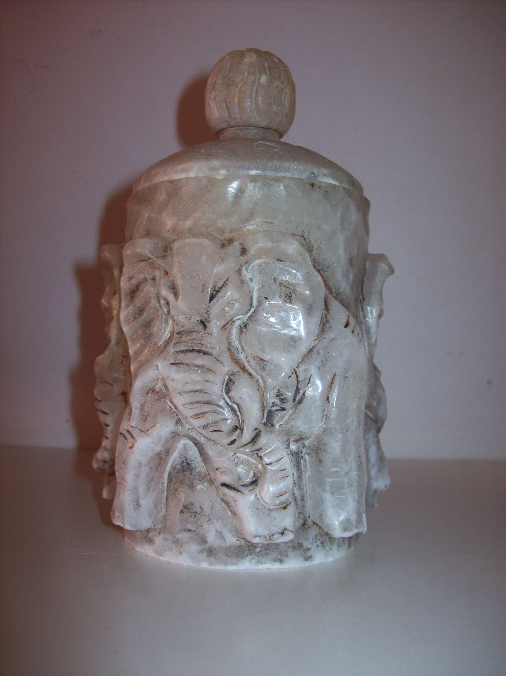 Alabaster pot