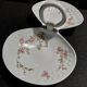 Servant aperitif porcelain dish Bernardaud Limoges decor Amandine