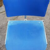 paire de chaises max stacker steel case bleues