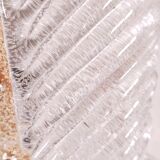Murano glass wall lamp with frosted effect, 70s design