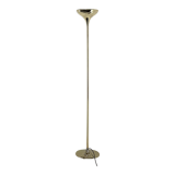 Italian tall all brass torchiere floor lamp, marked
