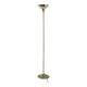 Italian tall all brass torchiere floor lamp, marked