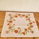 6 vintage table napkins with pop flowers from the 70s.