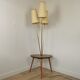 Lampadaire tripode avec tablette 60