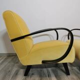 Fauteuils de Jindrich Halabala, années 1940, Set de 2