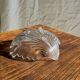 Large stylised shell bowl in vintage glass D22
