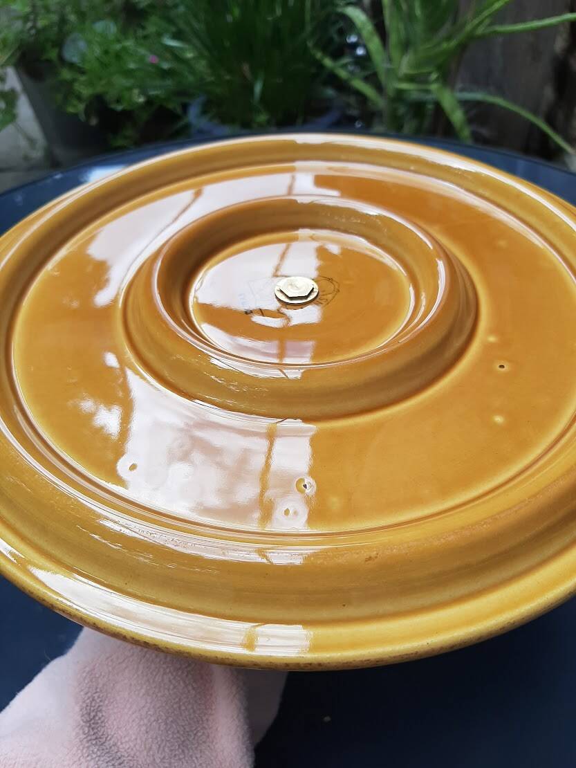 Old Salins France cheese tray, Duras model, 1960