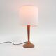 Vintage small bamboo table light, 1960's