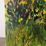 The Eure in Criqueboeuf, oil on canvas signed Quesney, 2000