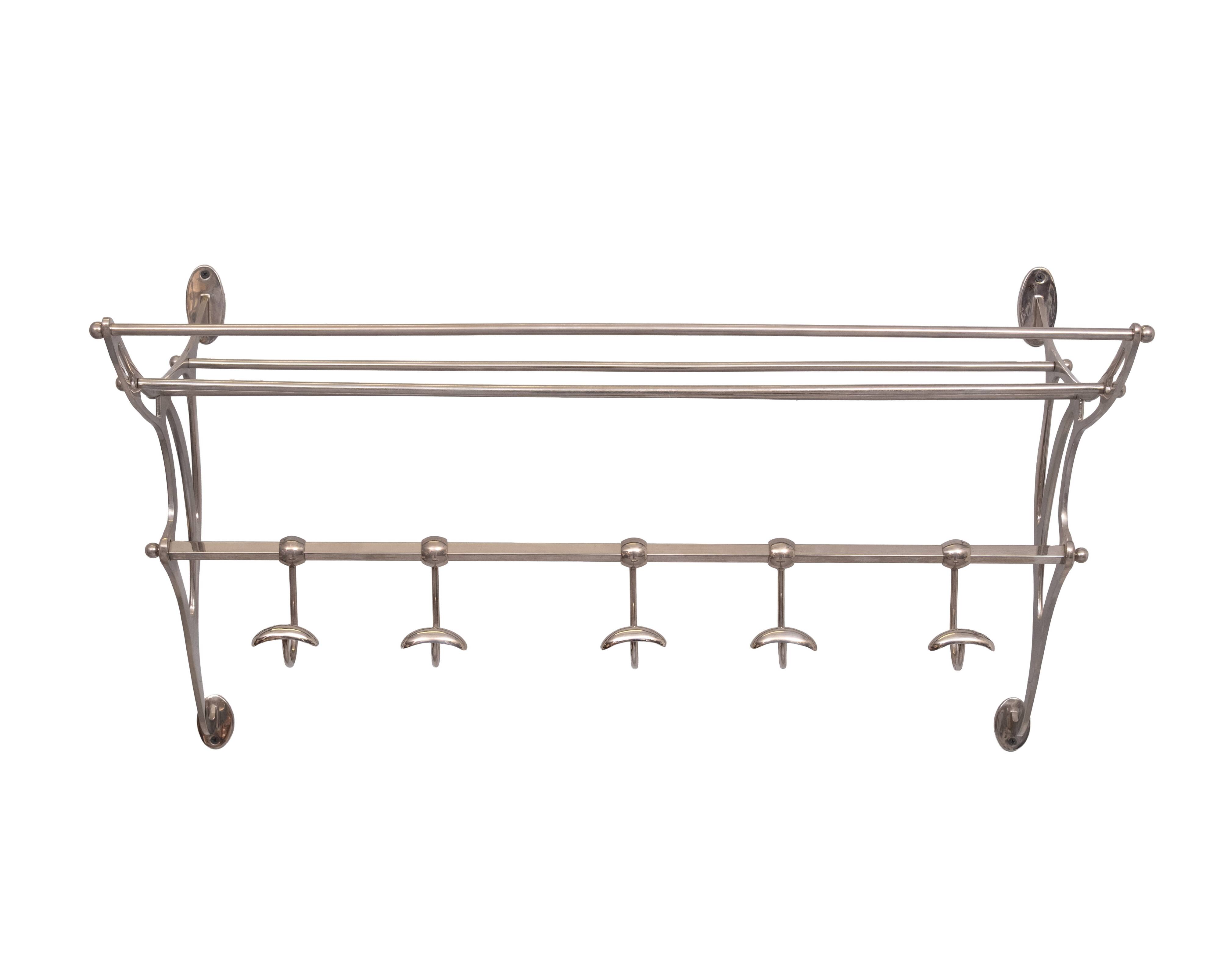 Vintage Art Nouveau Wall Coatrack France