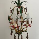 Lustre en tôle vintage