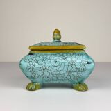 Vintage ceramic jewellery box by Maioliche d'Arte Cordivani for Ascoli Piceno, Italy, 1970s.