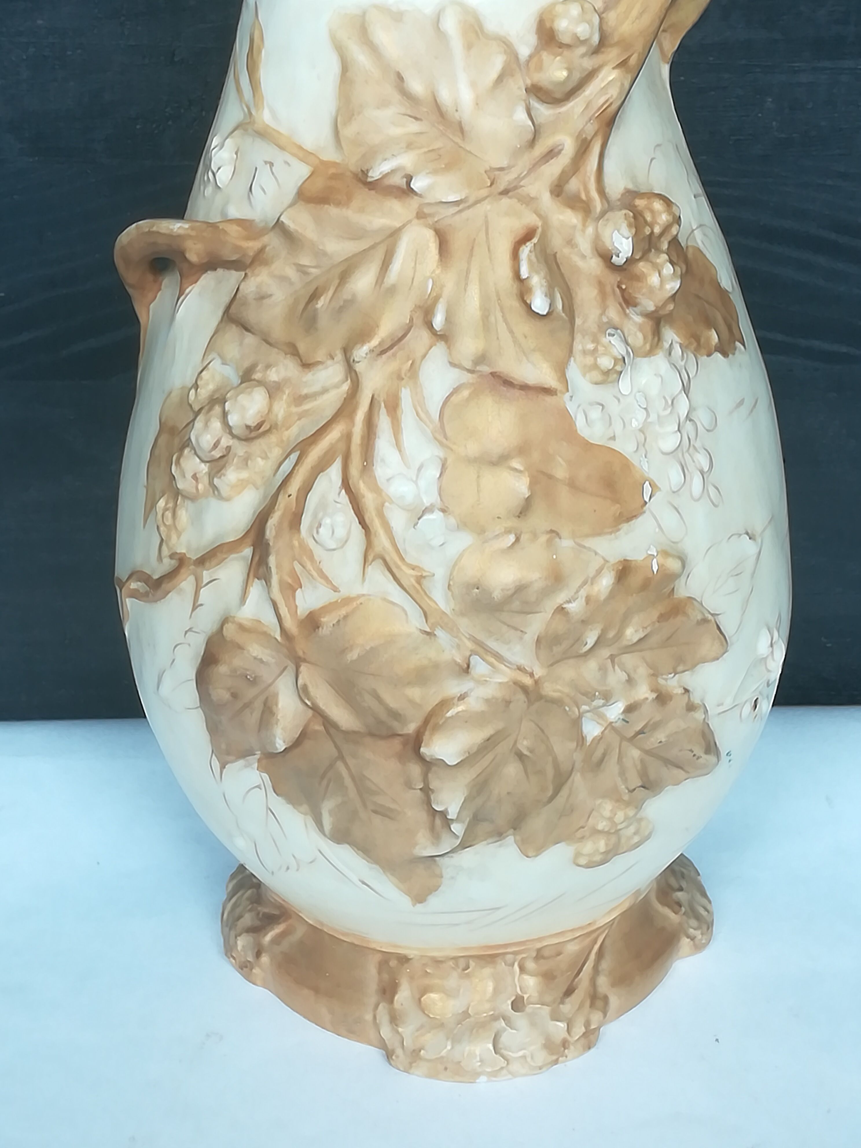 Royal Dux art nouveau porcelain vase