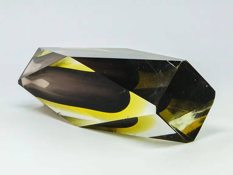 Sommerso vase, mid-century modern, glass, Italy, 1950s