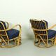 Rare Midcentury Rattan Living Room Set