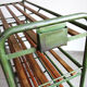 Industrial floor, vintage wheeled