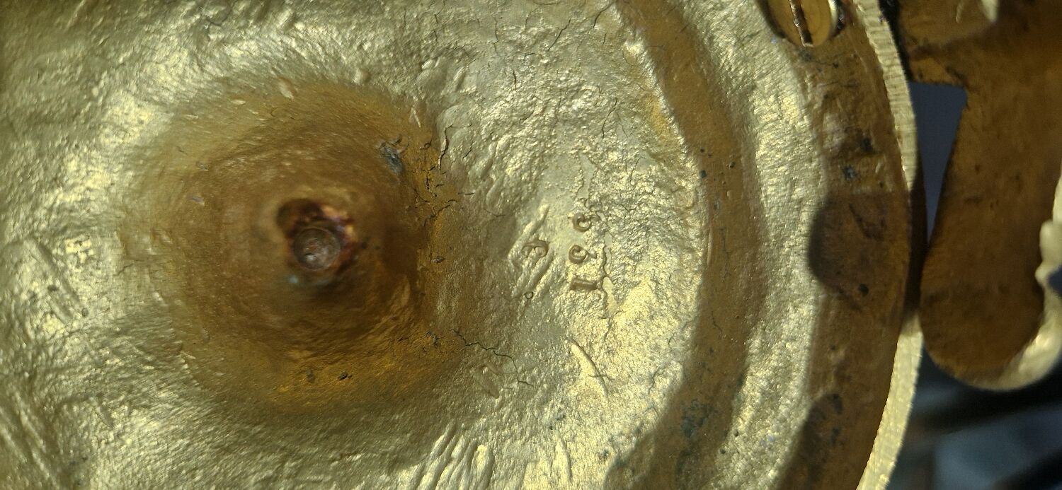 Pair of gilded bronze candelabra – Louis XV style – 19th century