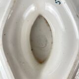 Longwy sauceboat, late 19th century "Ycho", blue ironstone