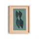 Peinture sur papier ancien signée eawy