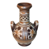 Vase amphore vintage en céramique d'art italienne