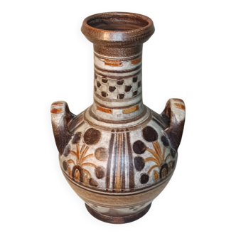 Large vintage amphora in Italian art ceramic