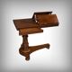 Mahogany reading table, Victorian era, England – mid-19th century.