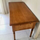 Directoire style desk with 5 drawers and side shelves