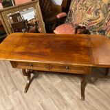 Desk with flap