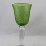 6 footed glasses in biot bubble