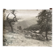 Vintage photograph by Bernard Darot, 20th century, mountain sheepfold