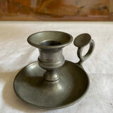 Hand port metal candle holder