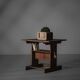 Antique workshop table - Savoyard folk art, circa 1900