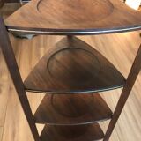 Shelf on feet or servant dumb wooden tripod