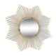 Miroir soleil étoilé doré vintage 70s 68cm