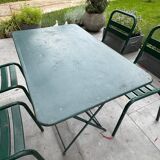 Metal garden furniture