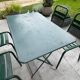Metal garden furniture