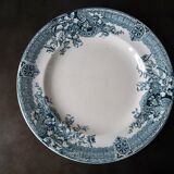 Set de 6 assiettes plates Longwy, modèle Watteau