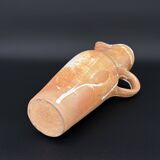 Large vintage flamed stoneware jug – France, 1970s