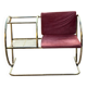 Vintage brass bench, 1960s
