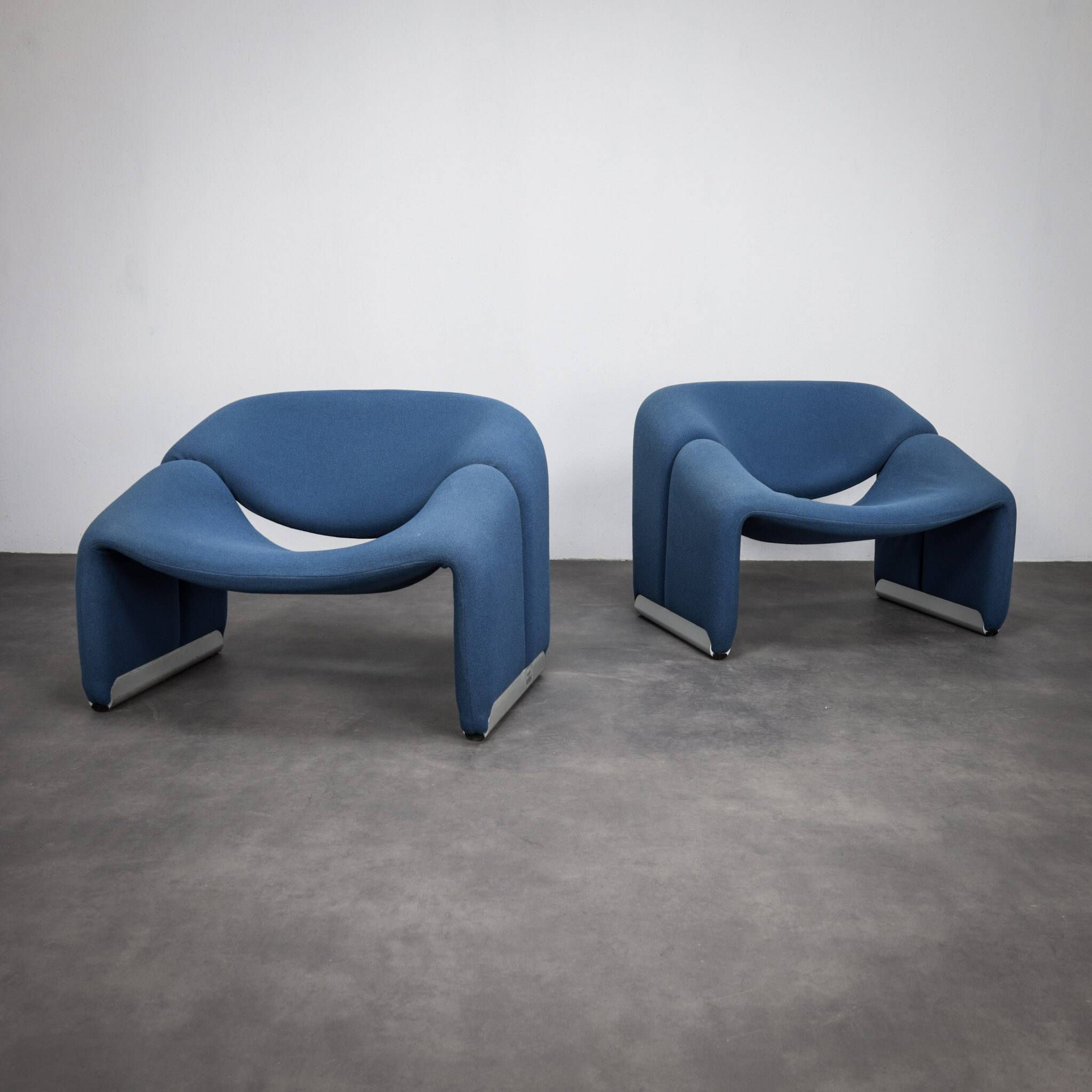 Pair of F598 Groovy chairs by Pierre Paulin for Artifort, Netherlands, 1970s