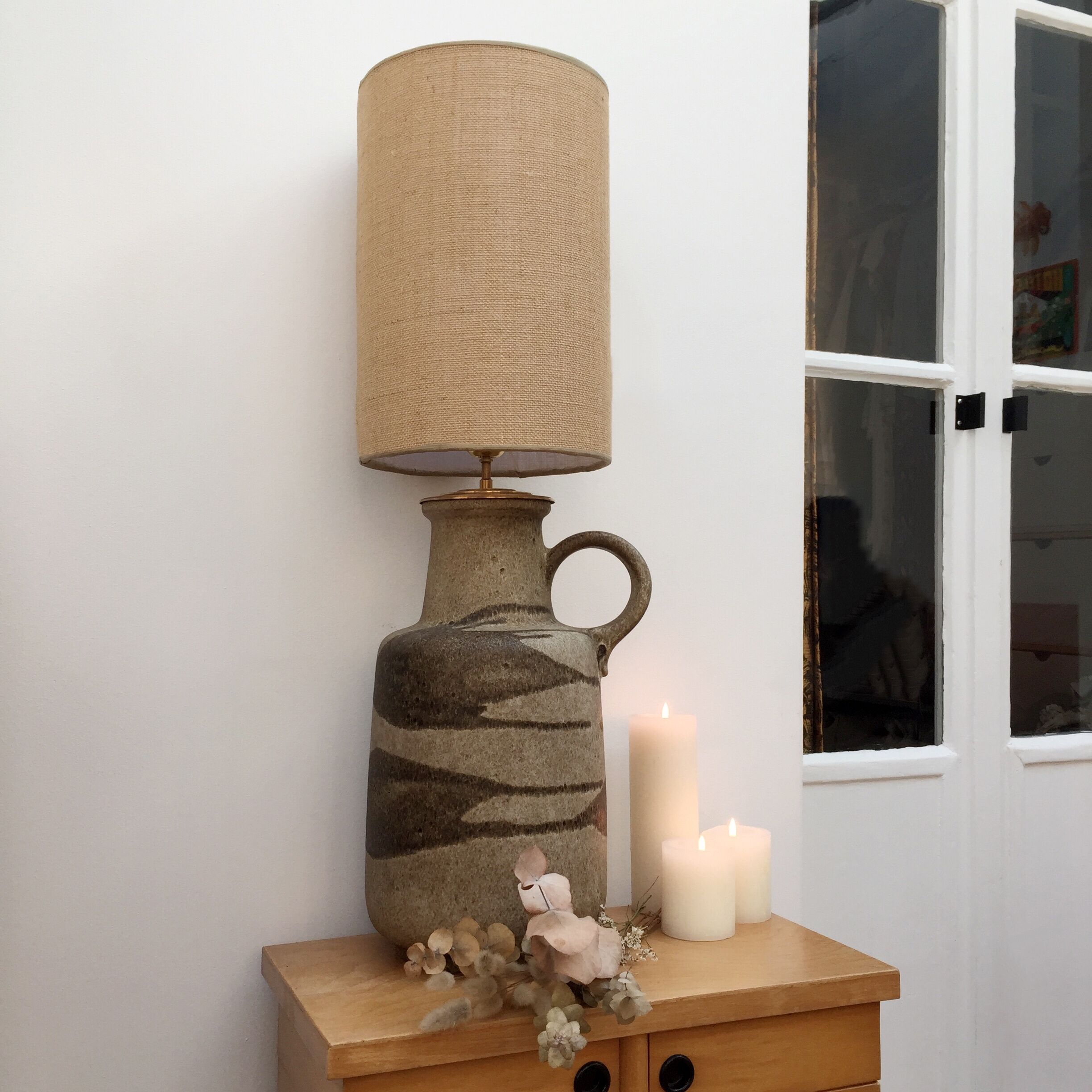 West Germany ceramic XL lamp