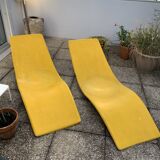 Pair of sunbathing Charles Zublena for Club Meditérannée