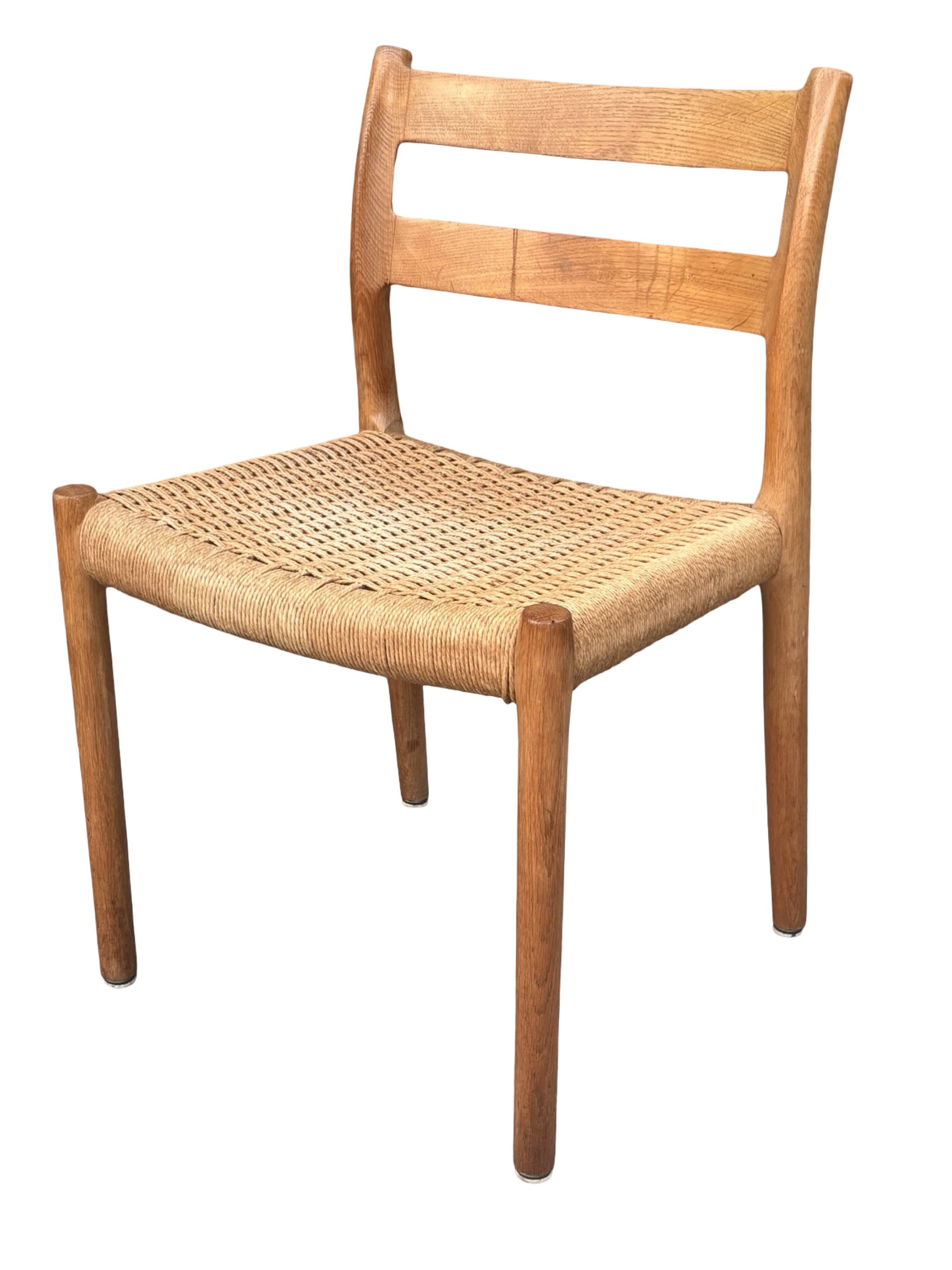 Mid Century Niels O Moller Chair model 84 Danish Design
