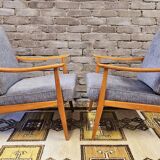 Pair of Scandinavian armchairs, 1960